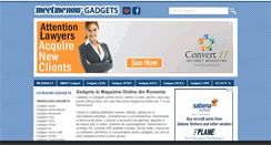 Desktop Screenshot of gadgets.meetmenow.ro